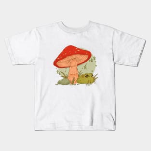 Mushroom Froggy Kids T-Shirt